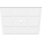Ekena Millwork Rubik Architectural Grade PVC Contemporary Ceiling Medallion, 40"OD x 3"ID x 14"C x 1"P CMP40RK-03000 - alternate 3